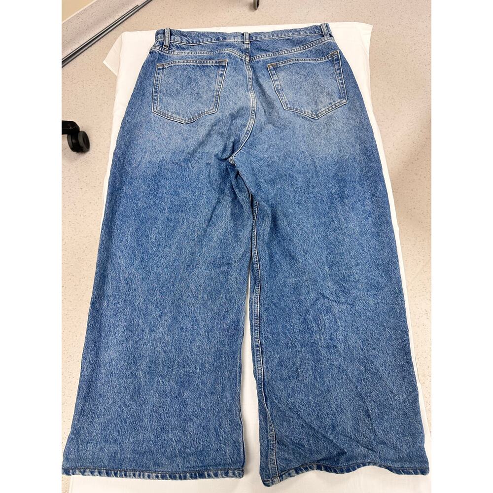 Reformation High Rise Wide Leg Slouchy Jean Size 32 - Picture 7 of 11